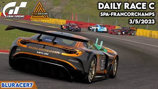 Gran Turismo 7: Sport Mode | Daily Race C | Spa-Francorchamps | 3/5/2023