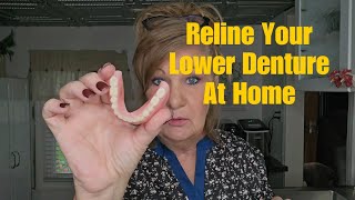How To Apply DenSureFit to the LOWER DENTURE