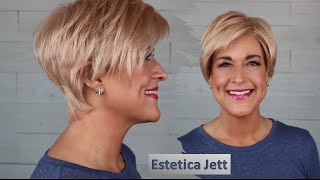 Estetica Jett in Smoky Rose | A short pixie wig review!  A regular synthetic BEST SELLER!