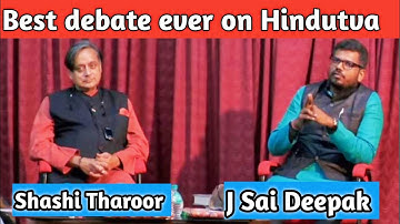 J Sai Deepak Vs Shashi Tharoor | Best Debate ever | Decolonisation & Secular State | Tharoor Shocked
