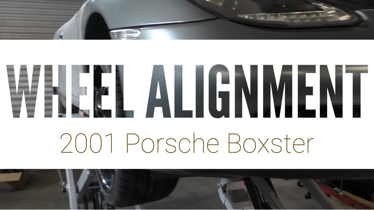 Регулировка углов установки колес на Porsche Boxster 2001 года