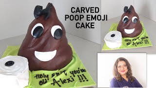 CARVED POOP CAKE TUTORIAL