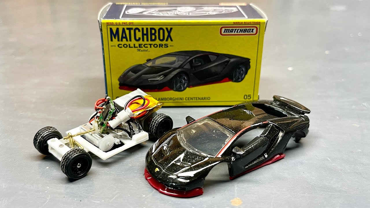 Turn your Matchbox Lamborghini Centenario into Remote Control - YouTube