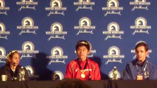 Yuki Kawauchi on Boston win: "This is by far the best day of my life"