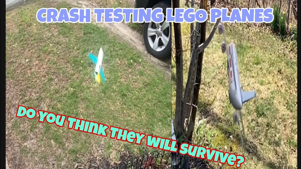 Crash Testing Lego Planes - YouTube