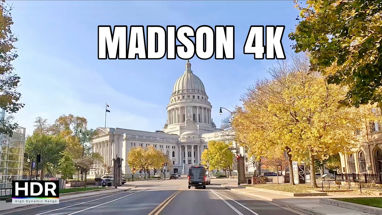Madison 4K HDR Sunny Afternoon - YouTube