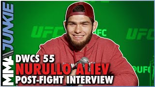 Nurullo Aliev Proud To Be First UFC Fighter From Tajikistan, Will 'Smash' All | DWCS 55