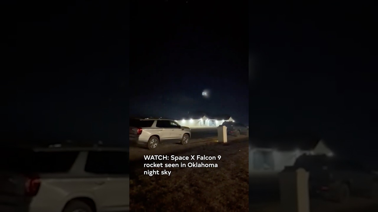 Space X Rocket above Oklahoma 🚀