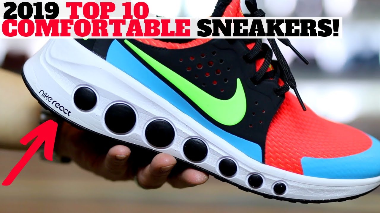 top 10 most comfortable sneakers