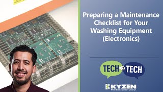 Preparing a Maintenance Checklist (Electronics) - Tech 2 Tech