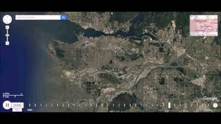 Vancouver, BC - Urban Sprawl Time Lapse