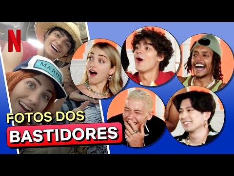 O que tem no celular do elenco de One Piece? 👀 | Netflix Brasil