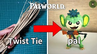 How to make palworld monster with Twist tie