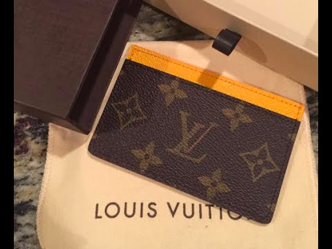 Louis Vuitton card holder review - YouTube