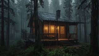 Antistress rain sound and bird, at mountain house atmosphere |Relaxation and Maditation