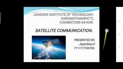 satellite communication
