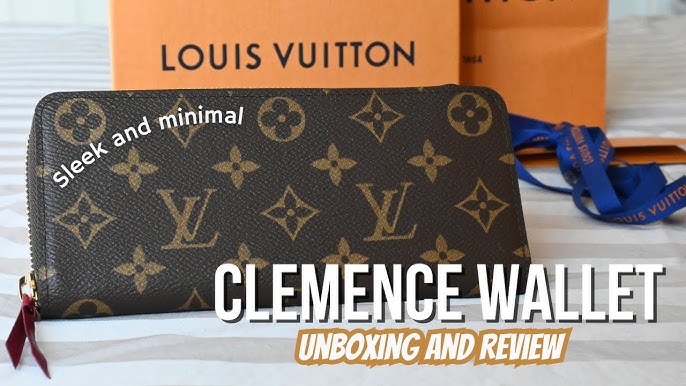via ThePurseForum, Louis Vuitton Clemence Wallet in Damier Ebene & Rose  Ballerine