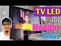 CARA MUDAH MONITOR BEKAS KOMPUTER JADI TV | HDMI TO VGA