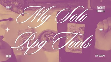 ✽ My Solo RPG Tools ✮⋆˙✐ 𝑒ᒪ𝑒Ć𝐓яƗĆ 𝓼𝐓𝐚𝐓𝑒 ⓡƤᵍ