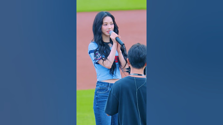 첫 시구 소감 말하는 카리나 에스파 aespa 롯데자이언츠@240609 부산 사직야구장 직캠
