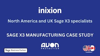 Sage X3 Manufacturing - Avon Protection Case Study