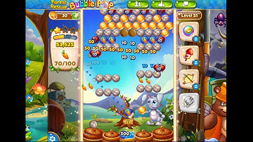 Forest Rescue bubble pop level 51