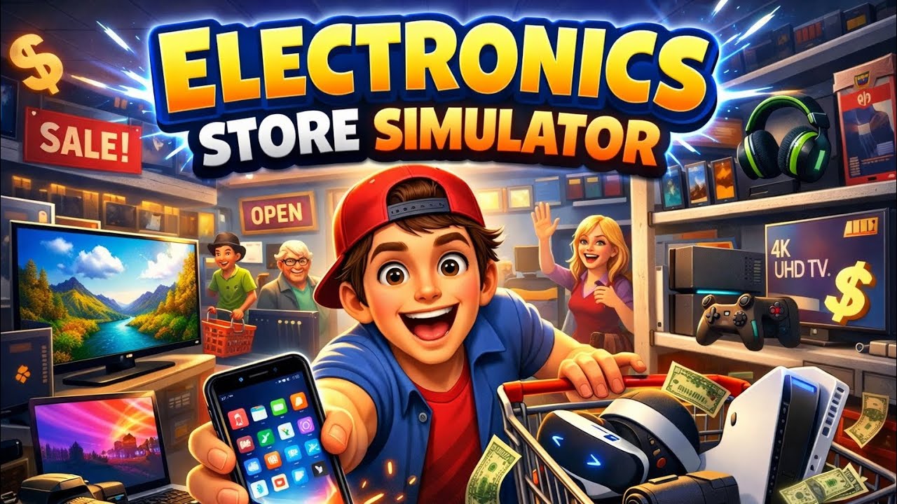 Electronics store simulator. 