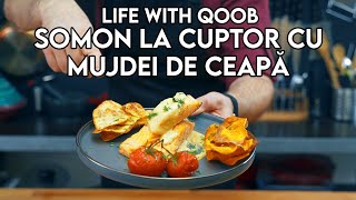 🐟Somon la Cuptor cu Mujdei de Ceapa  si Chipsuri | Mujdei de Ceapa Chefi la Cutite | Life With Qoob
