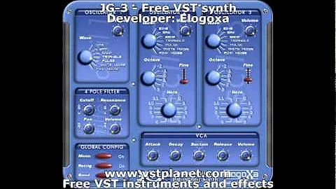 JG - 3 - Free VST synth - vstplanet.com