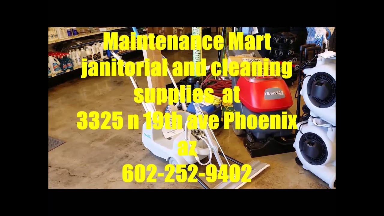 Maintenance Mart/janitorial/cleaning supplies YouTube