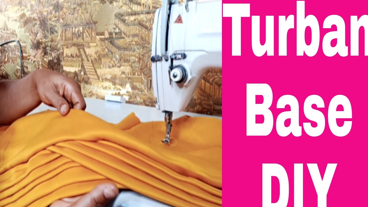 Download Crossed pleated turban base tutorials