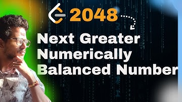 2048 Next Greater Numerically Balanced Number