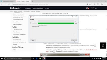 BitDefender antivirus rescue disk - how create LIVE USB stick to clean PC from malware and viruses