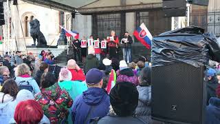 MUDr. Peter Lipták - mezinárodní demonstrace proti WHO v Budapešti 5.11.2023