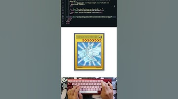 Creating a THICC Blue-Eyes White Dragon Card: ASMR 🌟#BlueEyesWhiteDragon #Yugioh #Shorts #ASMR #Code