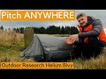Pitch anywhere outdoor research helium bivy