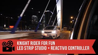 Toyota Knight Rider – Pixel LED Scanner on a Car