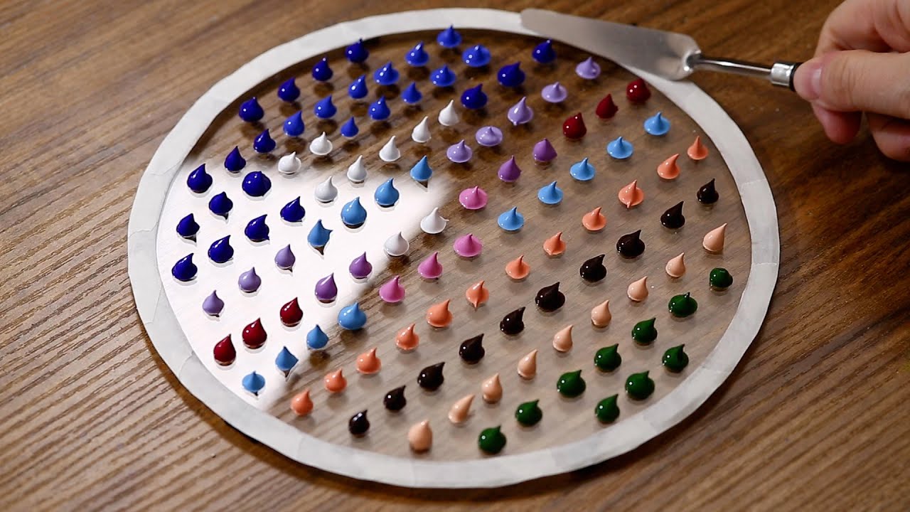 How To Acrylic Painting For Beginners From Dots On Clear Acrylic Sheet How To Acrylic Painting For Beginners From Dots On Clear Acrylic Sheet