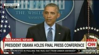 Final Press Conference of President Barack Obama from the White House FULL &amp; COMPLETE