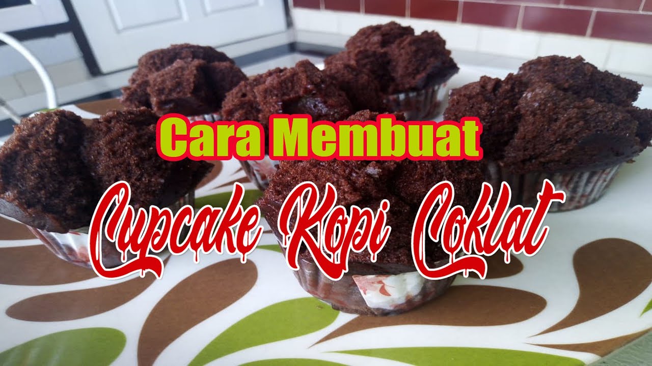 Cara Membuat Cupcake Kopi Coklat 