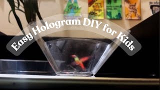 DIY Hologram Tutorial / Sabse Sasta Hologram ka Magic #hologram #hologram3d #hologramdiy #homediy