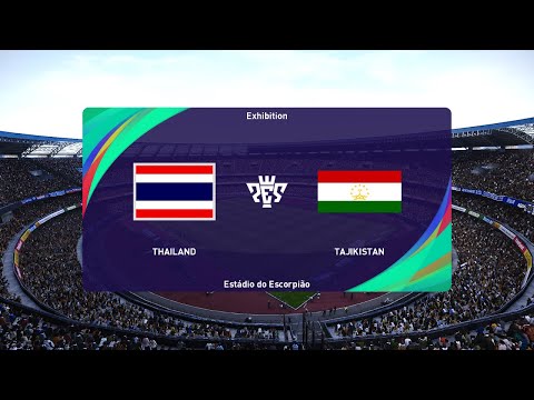 Thailand U23 vs Tajikistan U23 (22/04/2024) U23 AFC Asian Cup PES 2021