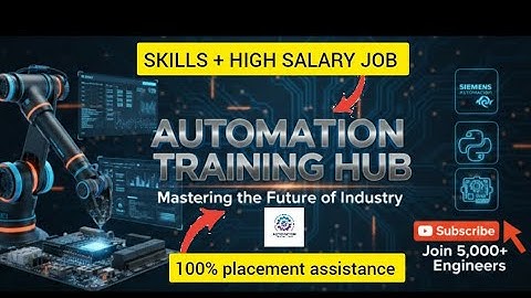 Best PLC SCADA training institute in India | PLC, SCADA, VFD, HMI, Industrial Automation Training