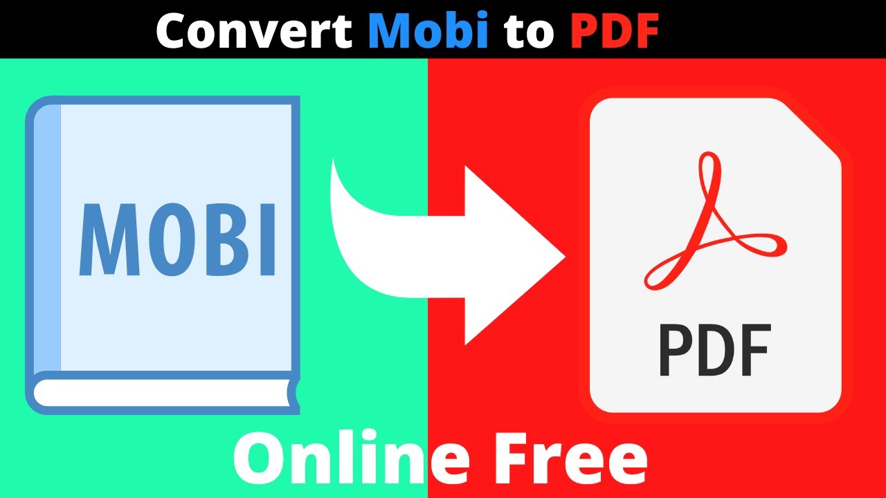 Convertir mobi pdf