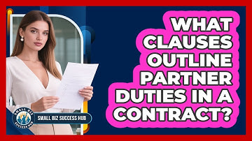 What clauses outline partner duties in a contract?