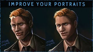 How to improve your portrait paintings - Art Feedback Session #1