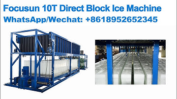 Focusun 10ton/day direct system block Ice machine