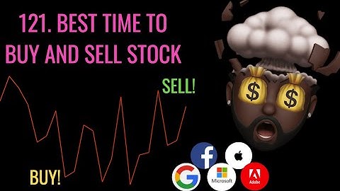 Best Time To Buy and Sell Stock | Leetcode 121 | Asked by Amazon, Microsoft, Facebook, Google