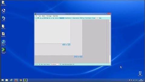 Video Slide Creator File Menu