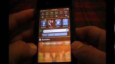 NOTIFICATION CENTER THEME BLURRIEDNCBACKGROUND FOR IPHONE 4 / 3GS IOS 5 UNTETHERED